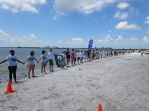 Hands Across the Sand against oil drilling