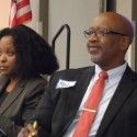 Pinellas County Commissioner Ken Welch (right) and Nikki Gaskin-Capehart