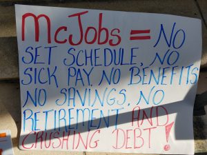Fight for $15 minimum wage