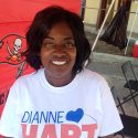 Dianne Hart on Primary Election Day, 2018