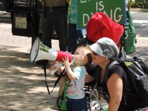 Extinction Rebellion climate change protest Tampa Electric TECO Florida