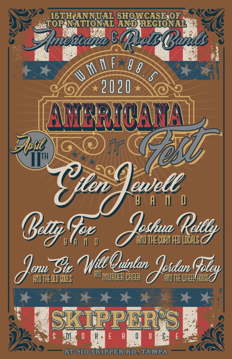 WMNF 2020 Americana Fest POSTPONED! WMNF 88.5 FM