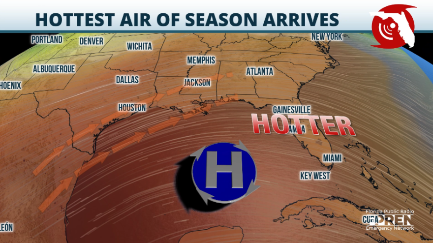 Near record heat to continue across much of Florida this week - WMNF 88 ...